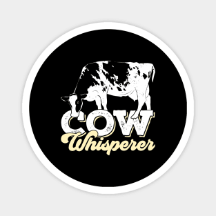 Cow Whisperer Cattle Farmer Gift Magnet